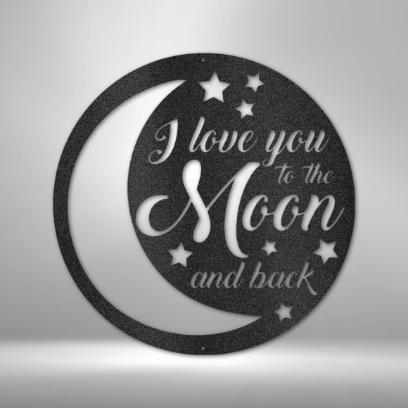 Express Your Love Gifts Wall Decor Love You To The Moon And Back